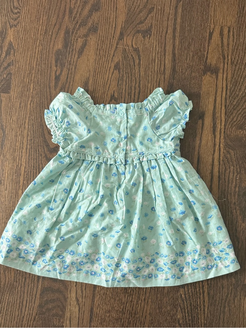 Janie & Jack Baby Floral Border Dress NWT 6-12M - Picture 2 of 8
